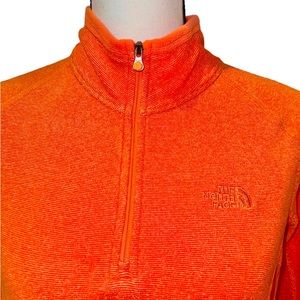TNF THE NORTH FACE fleece 1/2 zip pullover Polartec top women’s size medium